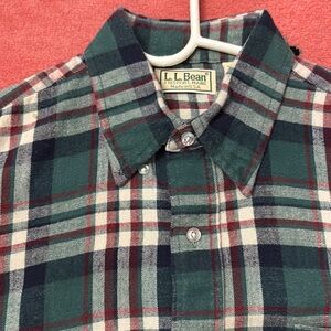 Vintage 1980s L.L. Bean Plaid Shirt